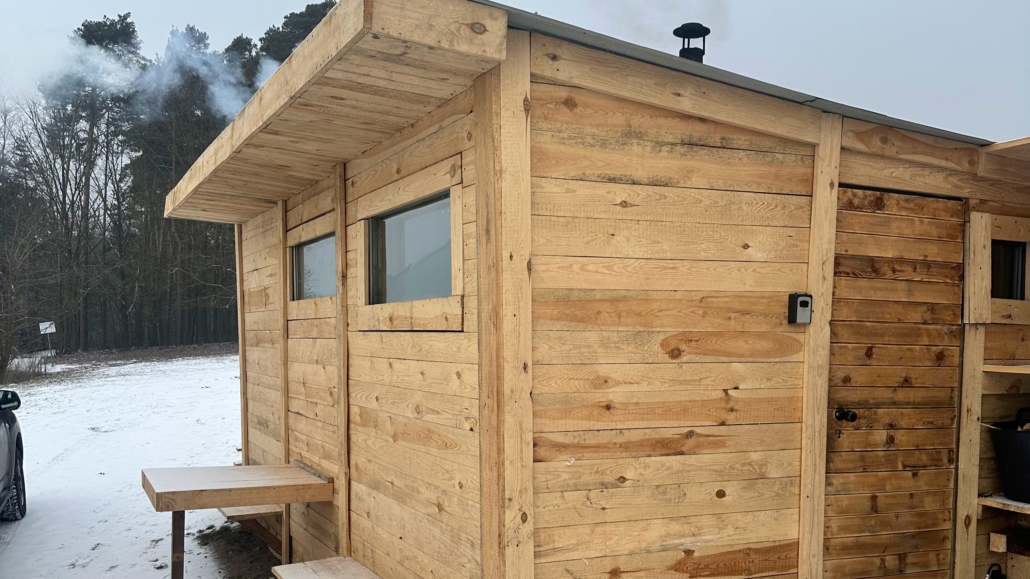 Sauna opalana drewnem